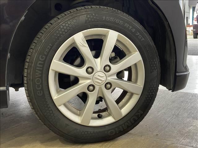 ワゴンＲ ＦＸリミテッド　禁煙車　純正ＣＤコンポ　ＡＢＳ　Ｗエアバック　衝突安全ボディ　アイドリングストップ　盗難防止装置　オートエアコン　純正アルミホイール　社外ＨＩＤヘッドライト　ベンチシート　スマートキー（15枚目）