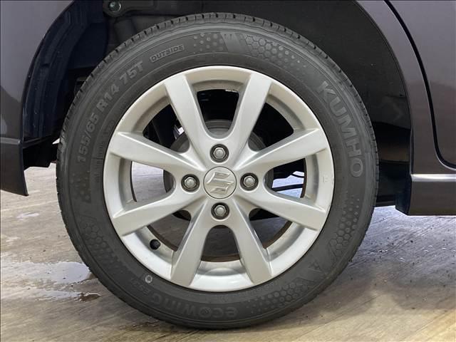 ワゴンＲ ＦＸリミテッド　禁煙車　純正ＣＤコンポ　ＡＢＳ　Ｗエアバック　衝突安全ボディ　アイドリングストップ　盗難防止装置　オートエアコン　純正アルミホイール　社外ＨＩＤヘッドライト　ベンチシート　スマートキー（16枚目）