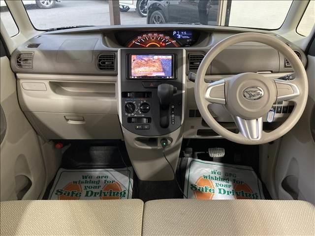 タント L SAII 禁煙車 ナビ フルセグTV DVD再生 Bluetooth対応 衝突軽減ブレーキ 横滑り防止装置 衝突安全ボディ ABS Wエアバック アイドリングストップ 両側スライドドア ベンチシート キーレス(2枚目)