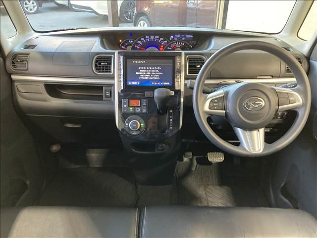 タント カスタムX トップエディションSAIII 禁煙車 ナビ フルセグ DVD Bluetooth バックカメラ ETC 衝突軽減ブレーキ 横滑り防止装置 車線逸脱防止装置 障害物センサー 左側電動スライドドア LEDヘッドライト スマートキー(3枚目)