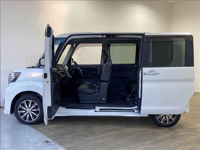 タント カスタムX トップエディションSAIII 禁煙車 ナビ フルセグ DVD Bluetooth バックカメラ ETC 衝突軽減ブレーキ 横滑り防止装置 車線逸脱防止装置 障害物センサー 左側電動スライドドア LEDヘッドライト スマートキー(42枚目)