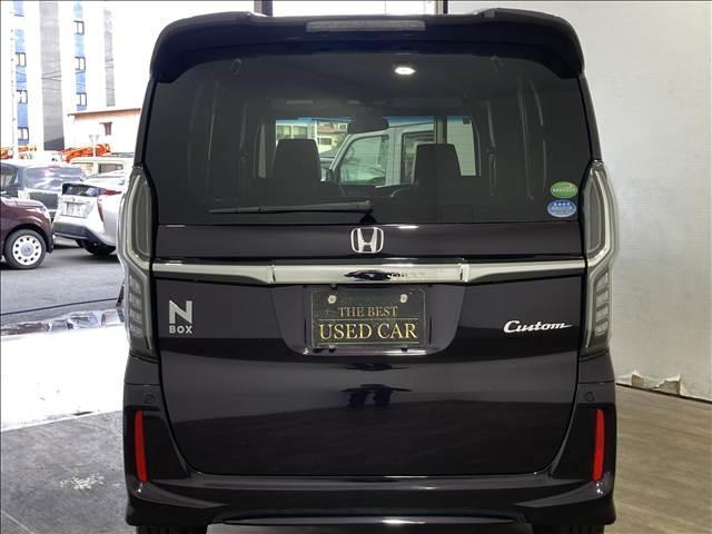N-BOXカスタム G・Lターボホンダセンシング 禁煙車 ナビ フルセグ DVD Bluetooth バックカメラ ETC 衝突軽減ブレーキ 横滑り防止装置 車線逸脱防止装置 クルーズコントロール 障害物センサー 両側電動スライド LEDヘッドライト(18枚目)