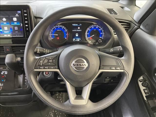 ルークス ハイウェイスター　Ｘ　ナビ　フルセグ　ＤＶＤ　Ｂｌｕｅｔｏｏｔｈ　全方位カメラ　　　衝突軽減ブレーキ　横滑り防止装置　衝突安全ボディ　左側電動スライド　純正アルミホイール　オートエアコン　ＬＥＤヘッドライト　スマートキー（11枚目）