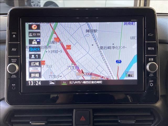 ルークス ハイウェイスター X ナビ フルセグ DVD Bluetooth対応 全方位カメラ ETC車載器 衝突軽減ブレーキ 横滑り防止装置 左側電動スライド 純正アルミホイール オートエアコン LEDヘッドライト スマートキー(5枚目)