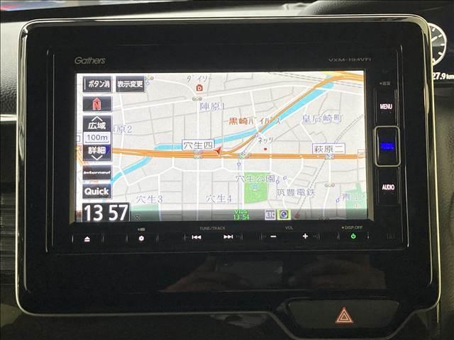 Ｎ－ＢＯＸカスタム Ｇ・Ｌホンダセンシング　ナビ　フルセグ　ＤＶＤ　Ｂｌｕｅｔｏｏｔｈ　バックカメラ　ＥＴＣ　衝突軽減ブレーキ　横滑り防止装置　車線逸脱防止装置　クルーズコントロール　左側電動スライドドア　純正アルミホイール　ＬＥＤヘッドライト（5枚目）