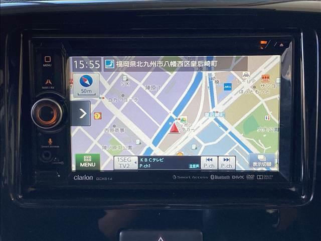 スペーシアカスタム ＸＳリミテッド　ナビ　ワンセグＴＶ　Ｂｌｕｅｔｏｏｔｈ　両側電動スライドドア　純正アルミホイール　衝突軽減ブレーキ　スリップ防止　アイドリングストップ　ＨＩＤヘッドライト　オートライト　シートヒーター　スマートキー（5枚目）
