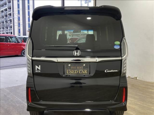 N-BOXカスタム G・Lターボホンダセンシング 純正ナビ フルセグTV Bluetooth バックカメラ CD・DVD再生 ETC 両側電動スライドドア LEDヘッドライト 車線逸脱防止 衝突軽減ブレーキ スリップ防止 オートライト スマートキー(18枚目)