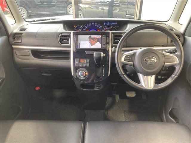 タント カスタムＲＳ　トップエディションＳＡＩＩ　ナビ　フルセグ　ＤＶＤ　Ｂｌｕｅｔｏｏｔｈ対応　バックカメラ　ＥＴＣ　衝突軽減ブレーキ　横滑り防止装置　車線逸脱防止装置　両側電動スライドドア　純正アルミホイール　ＬＥＤヘッドライト　スマートキー（2枚目）