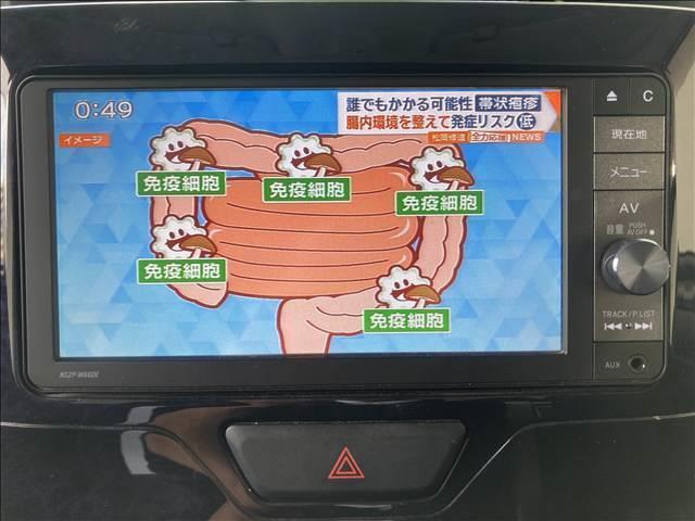 タント カスタムＲＳ　トップエディションＳＡＩＩ　ナビ　フルセグ　ＤＶＤ　Ｂｌｕｅｔｏｏｔｈ対応　バックカメラ　ＥＴＣ　衝突軽減ブレーキ　横滑り防止装置　車線逸脱防止装置　両側電動スライドドア　純正アルミホイール　ＬＥＤヘッドライト　スマートキー（6枚目）