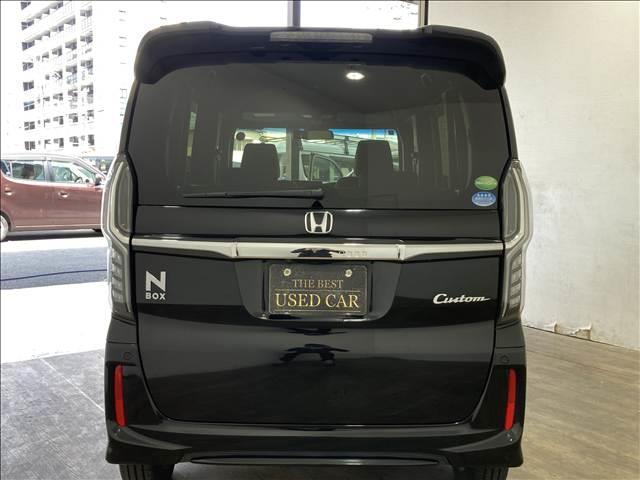 N-BOXカスタム G・Lホンダセンシング 純正ナビ CD再生 Bluetooth バックカメラ ETC 衝突軽減ブレーキ 横滑り防止装置 車線逸脱防止装置 クルーズコントロール 左側電動スライドドア 純正アルミホイール LEDヘッドライト(17枚目)