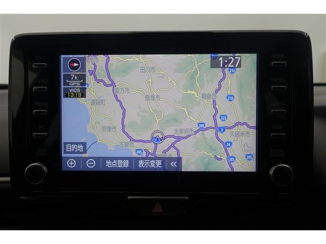 ヤリス ハイブリッドＺ　ＰＣＳ　整備記録簿　ＤＶＤ　地デジ　ＡＷ　Ｂカメラ　アイドリングストップ車　ＬＥＤランプ　スマキー　ＥＴＣ付き　メディアプレイヤー接続　ナビＴＶ　ＶＳＣ　パワステ　１オナ車　クルコン　キーフリー（12枚目）