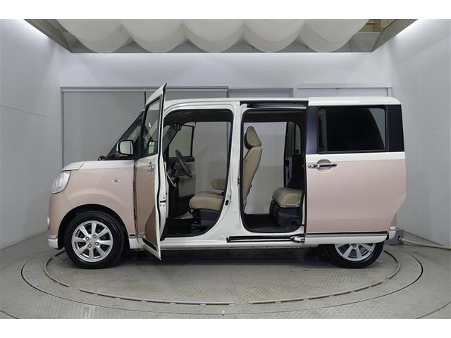 ムーヴキャンバス Ｇ　メイクアップ　左右パワースライド　ワンオーナー車　ＶＳＣ　ＥＴＣ付き　地デジフルセグ　パワーウィンド　スマートキ－　ナビＴＶ　フルオートエアコン　ＬＥＤライト　リモコンキー　メモリナビ　ＤＶＤ再生　ベンチシート（2枚目）