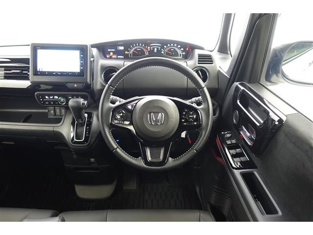 Ｎ－ＢＯＸカスタム Ｌターボ　Ｗパワスラ　スマキ　プリクラッシュセーフティー　地デジ対応　後カメラ　ＥＳＣ　サイドエアバック　ＥＣＯＮ　ＤＶＤ再生可　キーレスエントリー　ＬＥＤヘットライト　Ａクルーズ　ナビＴＶ　ＥＴＣ付　Ｄレコ（4枚目）