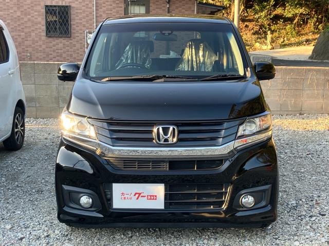 Ｎ－ＷＧＮカスタム Ｇ・ターボパッケージ　ナビテレビ　バックカメラ　ＥＴＣ　スマートキー　プッシュスタート　セキュリティー　純正アルミホイール　ＨＩＤライト　パドルシフト（2枚目）