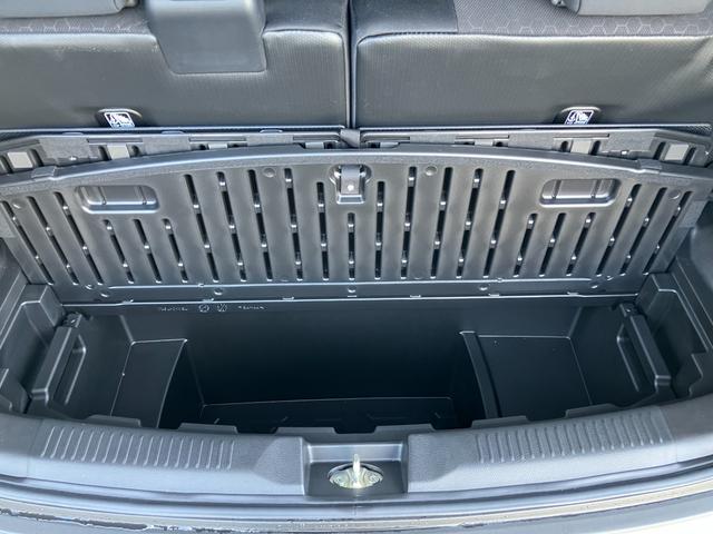 ラゲッジフロアの下には【ラゲッジアンダーボックス】が。取り外して水洗いもできるのでアウトドアや汚れたものの収納にも柔軟に対応できます。