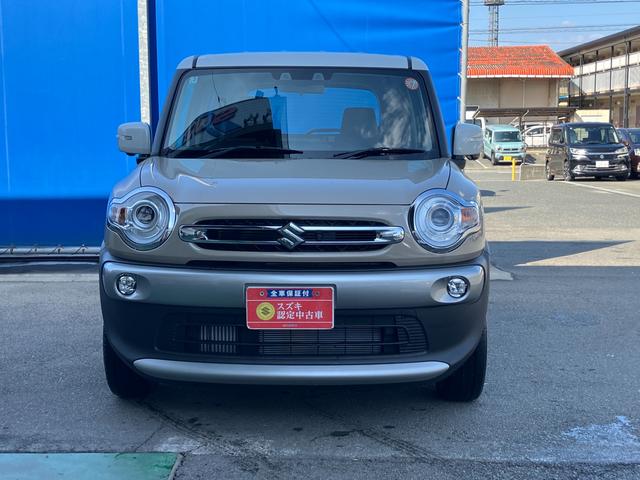 クロスビー HYBRID MZ 4型 全方位カメラ装着車/サポカー ホワイト2トーンルーフ│インパネブラウン│LEDヘッドランプ│デュアルカメラブレーキサポート│オートエアコン│16インチアルミホイール(5枚目)