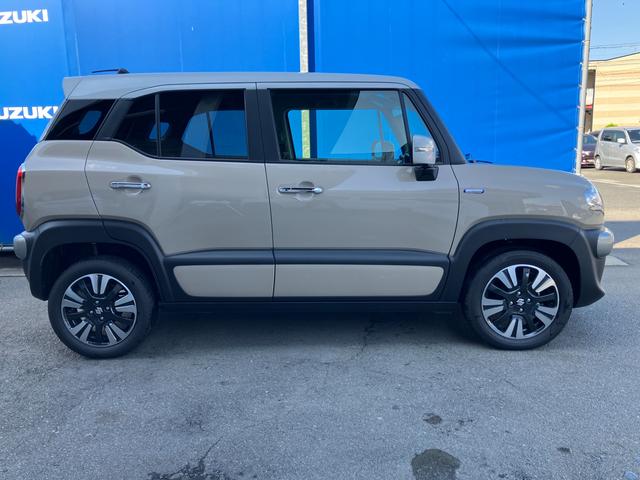 クロスビー HYBRID MZ 4型 全方位カメラ装着車/サポカー ホワイト2トーンルーフ│インパネブラウン│LEDヘッドランプ│デュアルカメラブレーキサポート│オートエアコン│16インチアルミホイール(9枚目)