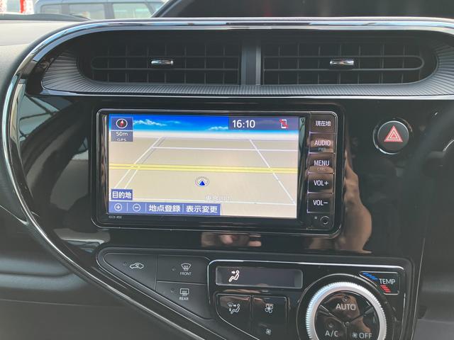 アクア クロスオーバー バックアイカメラ/ナビ 16インチアルミホイール│本革巻ステアリングホイール│キーレスプッシュスタート│オートエアコン(7枚目)