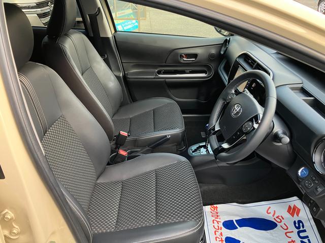 アクア クロスオーバー バックアイカメラ/ナビ 16インチアルミホイール│本革巻ステアリングホイール│キーレスプッシュスタート│オートエアコン(13枚目)