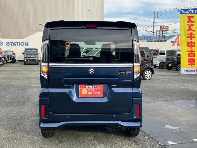 スペーシアカスタム ＨＹＢＲＩＤ　ＸＳ　スズキコネクト装着車／サポカー　全方位モニター付ナビ│後席両側パワースライドドア│デュアルセンサーブレーキサポートＩＩ│ＬＥＤヘッドランプ│１５インチアルミホイール│ブラック２トーン（9枚目）