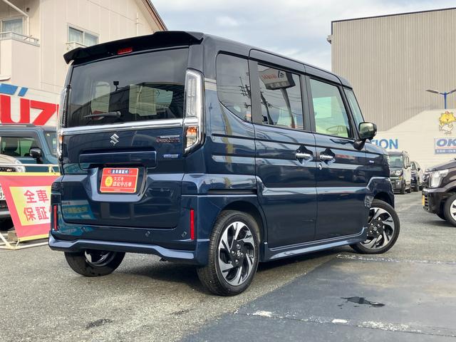 スペーシアカスタム ＨＹＢＲＩＤ　ＸＳ　スズキコネクト装着車／サポカー　全方位モニター付ナビ│後席両側パワースライドドア│デュアルセンサーブレーキサポートＩＩ│ＬＥＤヘッドランプ│１５インチアルミホイール│ブラック２トーン（10枚目）