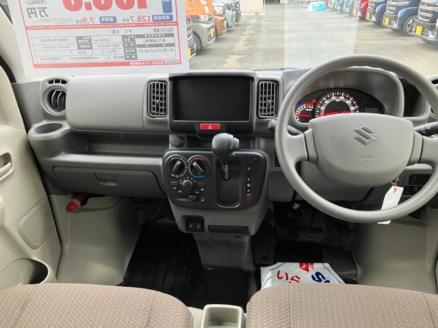 エブリイ ＰＣ　６型　ＬＥＤヘッドランプ／サポカー　デュアルカメラブレーキサポート│マニュアルエアコン│１２インチホイールキャップ│マニュアルエアコン（8枚目）