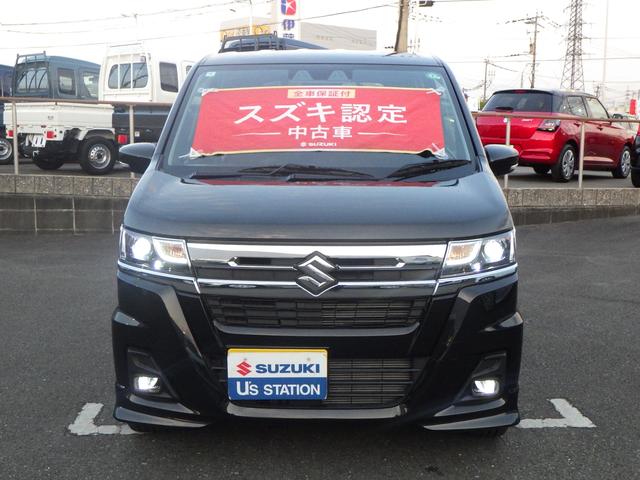 ワゴンRカスタムZ HYBRID ZT 4型 ターボ セーフティサポート アダプティブクルーズコントロール パドルシフト LEDヘッドランプ&ポジションランプ&フォグランプ フロントシートサイドエアバッグ カーテンエアバッグ 車線逸脱抑制機能 キーレスプッシュスタート(3枚目)