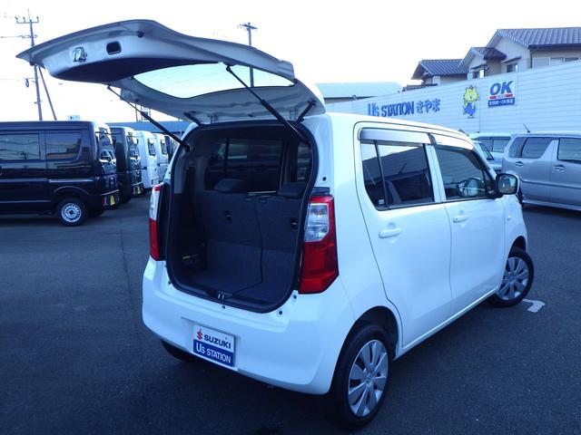 ワゴンＲ ＦＸ　ＭＨ３４型　３型　ＣＤプレーヤー　キーレス　フルオートエアコン　アイドリングストップ　運転席シートヒーター　フロアマット　ドアバイザー　運転席アームレスト　フルフラットシート（43枚目）