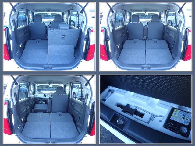ワゴンＲ ＦＸ　ＭＨ３４型　３型　ＣＤプレーヤー　キーレス　フルオートエアコン　アイドリングストップ　運転席シートヒーター　フロアマット　ドアバイザー　運転席アームレスト　フルフラットシート（45枚目）