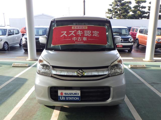 スペーシア T 2型 ターボ ナビ付き デュアルカメラブレーキ装着 両側パワースライド クルーズコントロール ディスチャージヘッドライト パドルシフト ステアリングオーディオスイッチ アイドリングストップ エマージェンシーストップシグナル キーレスプッシュスタート(3枚目)