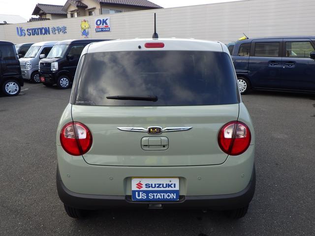 アルトラパンＬＣ Ｘ　５型　セーフティサポート　全方位モニター用カメラ　ＬＥＤヘッド＆ポジションランプ　ナノイーＸ搭載フルオートエアコン　キーレスプッシュスタート　スマートキー　アイドリングストップ　ステアリングオーディオスイッチ　本革巻ステアリング　１４インチアルミ（5枚目）