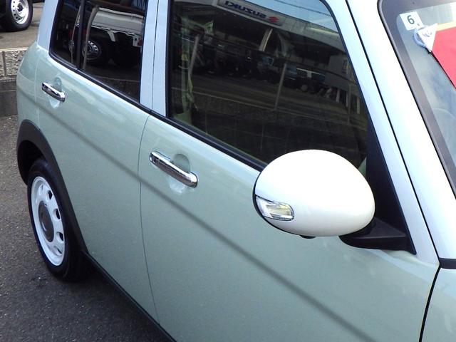 アルトラパンＬＣ Ｘ　５型　セーフティサポート　全方位モニター用カメラ　ＬＥＤヘッド＆ポジションランプ　ナノイーＸ搭載フルオートエアコン　キーレスプッシュスタート　スマートキー　アイドリングストップ　ステアリングオーディオスイッチ　本革巻ステアリング　１４インチアルミ（16枚目）