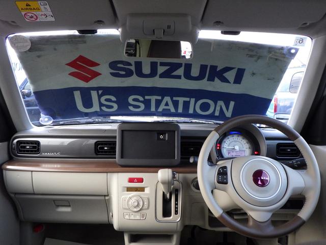 アルトラパンＬＣ Ｘ　５型　セーフティサポート　全方位モニター用カメラ　ＬＥＤヘッド＆ポジションランプ　ナノイーＸ搭載フルオートエアコン　キーレスプッシュスタート　スマートキー　アイドリングストップ　ステアリングオーディオスイッチ　本革巻ステアリング　１４インチアルミ（19枚目）