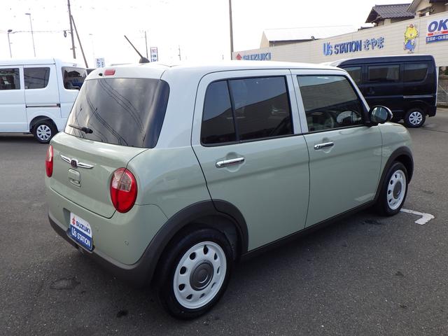 アルトラパンＬＣ Ｘ　５型　セーフティサポート　全方位モニター用カメラ　ＬＥＤヘッド＆ポジションランプ　ナノイーＸ搭載フルオートエアコン　キーレスプッシュスタート　スマートキー　アイドリングストップ　ステアリングオーディオスイッチ　本革巻ステアリング　１４インチアルミ（37枚目）