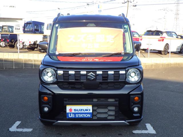 スペーシアギア ＨＹＢＲＩＤ　ＸＺ　セーフティサポート　両側パワースライド　アダプティブクルーズコントロール　ＬＥＤヘッド＆ポジション＆フォグ　サイドエアバッグ　電動パーキング＆ブレーキホールド　ヘッドアップディスプレイ　スリムサーキュレーター　ステリングスイッチ＆ヒーター（3枚目）