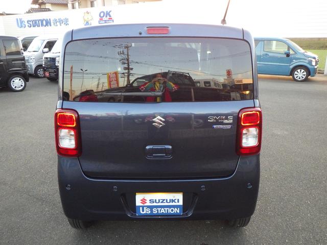 ワゴンＲスマイル ＨＹＢＲＩＤ　Ｓ　３型　全方位カメラ付ナビ　スズキコネクト　セーフティサポート　スズキコネクト対応通信機　ＡＣＣ　ヘッドアップディスプレイ　左側パワースライド　ＬＥＤヘッド＆ポジション　フロントシートサイド＆カーテンエアバッグ　電動パーキング＆ブレーキホールド（5枚目）