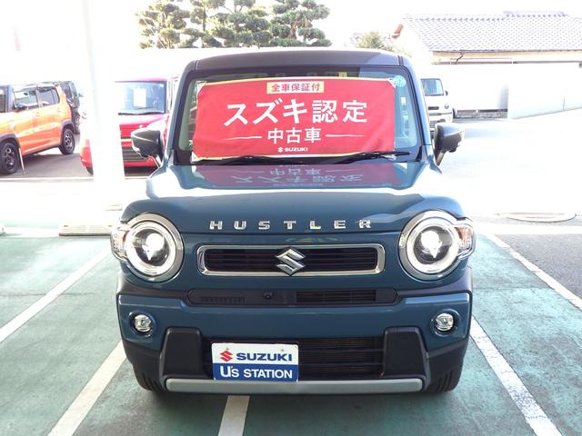 ハスラー ＨＹＢＲＩＤ　Ｘ　セーフティサポート　全方位カメラ付ナビ　前後ドライブレコーダー　ＬＥＤヘッドランプ＆ポジションランプ＆フォグランプ　フロントシートサイドエアバッグ　カーテンエアバッグ　ＥＴＣ　ステアリングオーディオスイッチ　キーレスプッシュスタート（3枚目）
