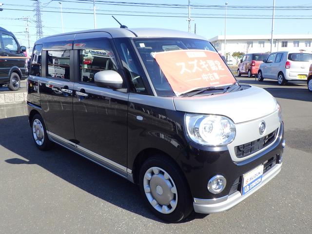 ムーヴキャンバス ＧブラックインテリアＶＳ　ＳＡＩＩＩ　全方位モニター付ナビ　スマートアシストＩＩＩ　両側パワースライド　ＬＥＤヘッドランプ＆ポジションランプ＆フォグランプ　フロントシートサイドエアバッグ　ステアリングオーディオスイッチ　ＥＴＣ　キーレスプッシュスタート（6枚目）