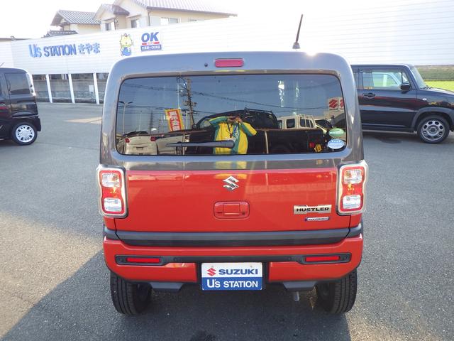 ハスラー HYBRID X セーフティサポート モニター付DVD/CD/USBプレーヤー LEDヘッドランプ&ポジションランプ&フォグランプ フロントシートサイド&カーテンエアバッグ ステアリングオーディオスイッチ アイドリングストップ(5枚目)