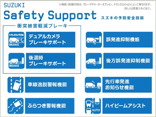 ハスラー HYBRID X セーフティサポート モニター付DVD/CD/USBプレーヤー LEDヘッドランプ&ポジションランプ&フォグランプ フロントシートサイド&カーテンエアバッグ ステアリングオーディオスイッチ アイドリングストップ(13枚目)