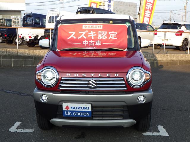 ハスラー Ｊ　ＭＲ４１Ｓ　２型　全方位モニター付ナビ　ドライブレコーダー　デュアルカメラブレーキサポート　誤発進抑制機能　ＬＥＤヘッドランプ＆ポジションランプ＆フォグランプ　ステアリングオーディオスイッチ　キーレスプッシュスタート　スマートキー（3枚目）