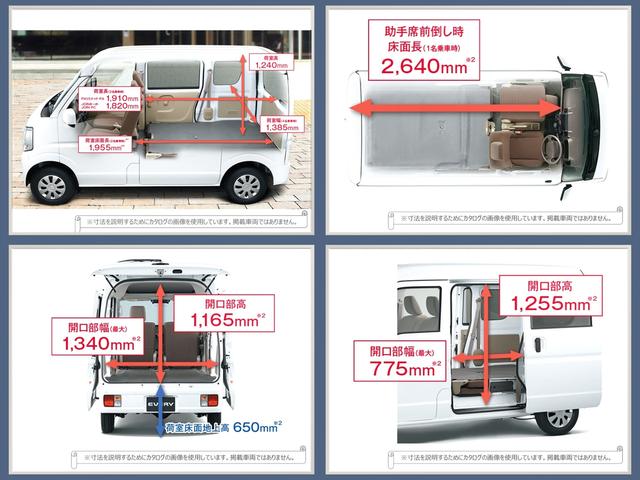 エブリイ PAリミテッド 6型 5速MT セーフティサポート キーレス フロントパワーウィンドー AM/FMラジオ オートライト USB電源ソケット(46枚目)