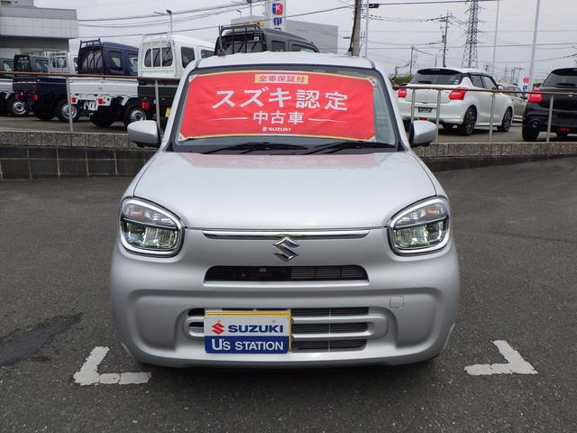 アルト ＨＹＢＲＩＤ　Ｘ　２型　セーフティサポート　全方位モニター用カメラ　オートエアコン　ヘッドアップディスプレイ　ＬＥＤヘッドランプ　フロントシートサイド＆カーテンエアバッグ　ステアリングオーディオスイッチ　キーレスプッシュスタート　スマートキー（3枚目）