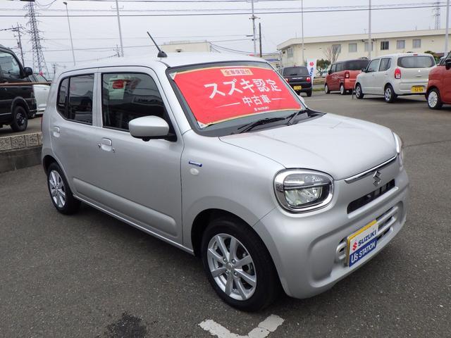 アルト ＨＹＢＲＩＤ　Ｘ　２型　セーフティサポート　全方位モニター用カメラ　オートエアコン　ヘッドアップディスプレイ　ＬＥＤヘッドランプ　フロントシートサイド＆カーテンエアバッグ　ステアリングオーディオスイッチ　キーレスプッシュスタート　スマートキー（6枚目）