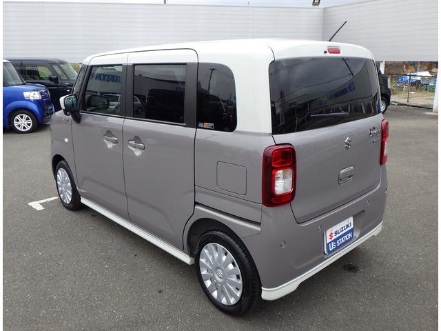 ワゴンＲスマイル ＨＹＢＲＩＤ　Ｓ　３型　全方位モニター付ナビ　スズキコネクト　セーフティサポート　左側パワースライド　ＡＣＣ　電動パーキング＆ブレーキホールド　ＬＥＤヘッドランプ　フロントシートサイド＆カーテンエアバッグ　車線維持支援機能　ヘッドアップディスプレイ　スマートキー（4枚目）