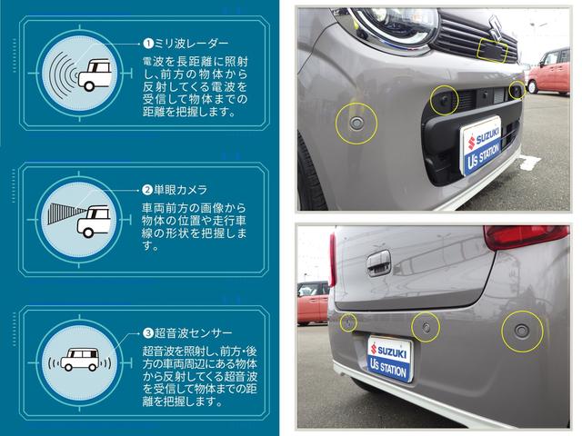 ワゴンＲスマイル ＨＹＢＲＩＤ　Ｓ　３型　全方位モニター付ナビ　スズキコネクト　セーフティサポート　左側パワースライド　ＡＣＣ　電動パーキング＆ブレーキホールド　ＬＥＤヘッドランプ　フロントシートサイド＆カーテンエアバッグ　車線維持支援機能　ヘッドアップディスプレイ　スマートキー（17枚目）