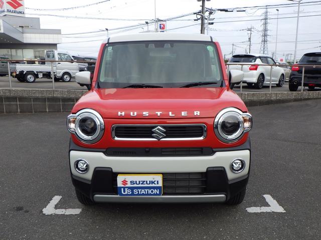 ハスラー HYBRID X 3型 全方位モニター付ナビ スズキコネクト セーフティサポート アダプティブクルーズコントロール LEDヘッド&ポジション&フォグ フロントシートサイドエアバッグ カーテンエアバッグ 車線逸脱抑制機能 キーレスプッシュスタート スマートキー(3枚目)