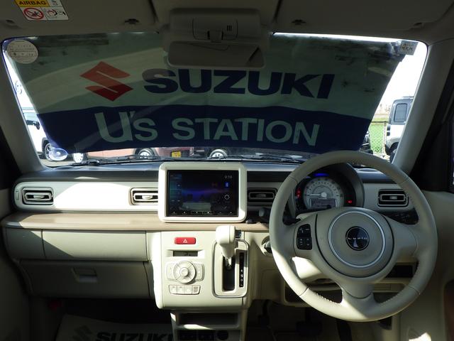 アルトラパン Ｘ　５型　モニター付きオーディオ　バックアイカメラ　スズキセーフティサポート　ＬＥＤヘッドランプ　オートエアコン　キーレスプッシュスタート　シートヒーター（13枚目）