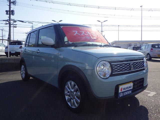 アルトラパン Ｘ　５型　全方位モニター用カメラ　スズキセーフティサポート　ＬＥＤヘッドランプ　アルミホイール　フロアマット付き　２トーンルーフ（3枚目）