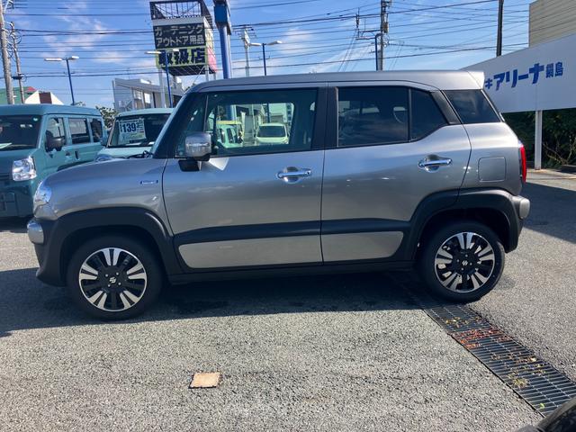 クロスビー HYBRID MZ 4型 ターボ ACC オートライト オートライト プッシュスタート シートヒーター オートエアコン 衝突被害軽減システム 横滑り防止機能 衝突安全ボディ 盗難防止システム アイドリングストップ アダプティブクルーズコントロール(9枚目)